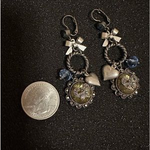 BETSEY JOHNSON DANGLE EARRINGS